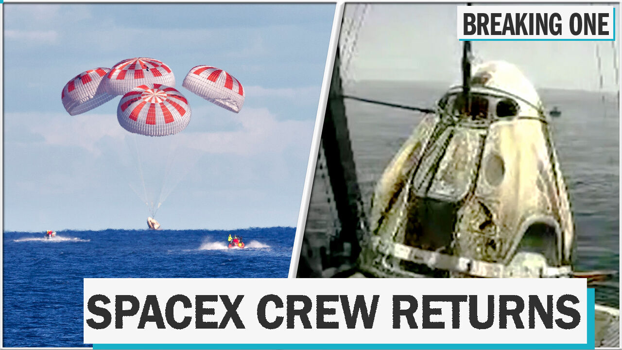 SpaceX crew returned to Earth and other space news you missed